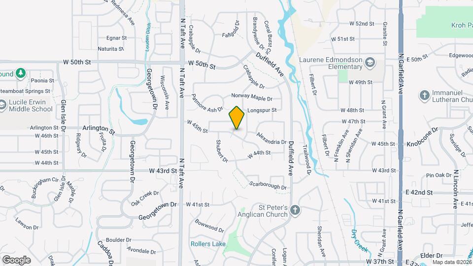 1025 Centennial Dr Map and Location Details