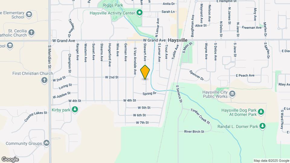 305 S Stewart Dr Map and Location Details