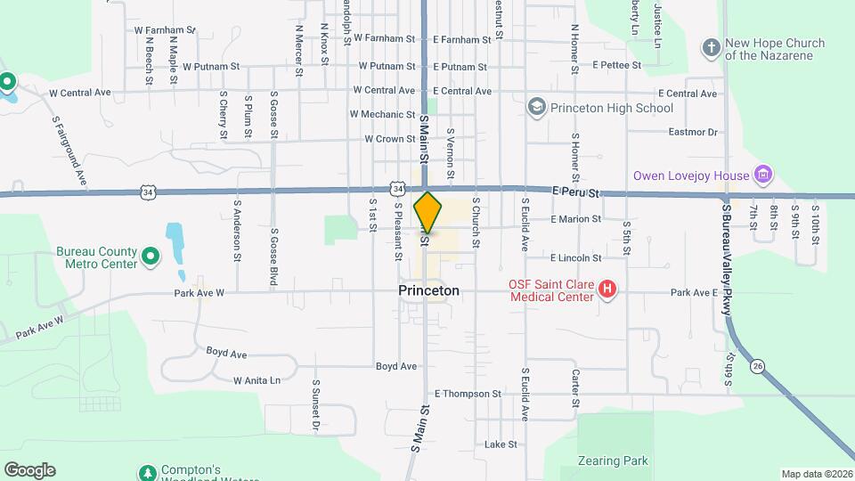 519 S Main St Map and Location Details