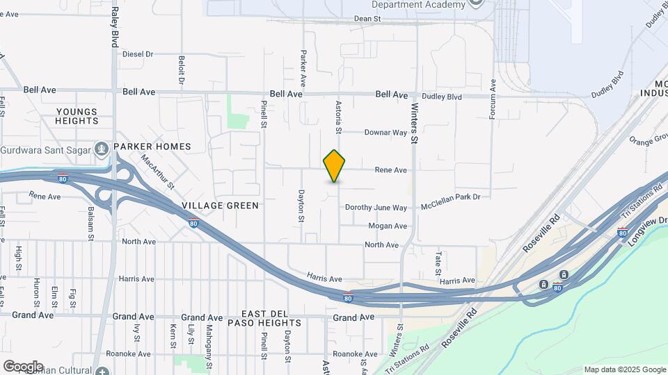 4111 Astoria St Map and Location Details