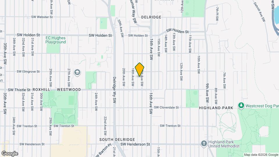 8121 17th Ave SW Map and Location Details