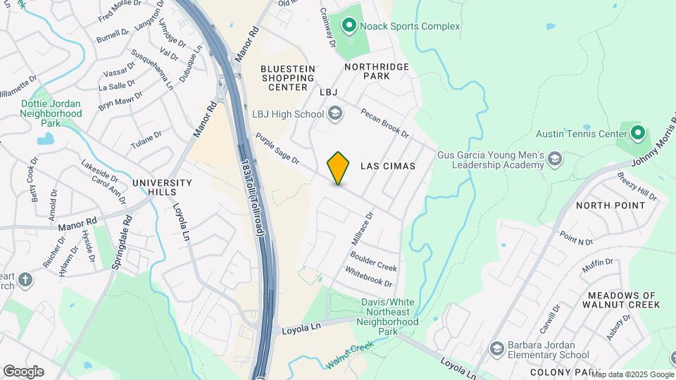 5409 Purple Sage Dr, Unit B Map and Location Details