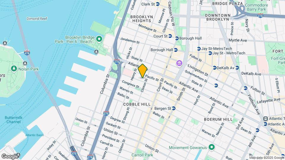 155 Amity St Mapa y Detalles de la Ubicación