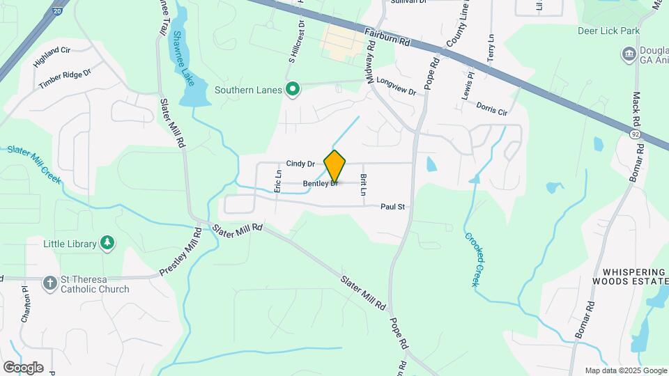 3841 Bentley Dr Map and Location Details