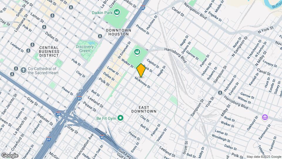 2501 McKinney St Map and Location Details