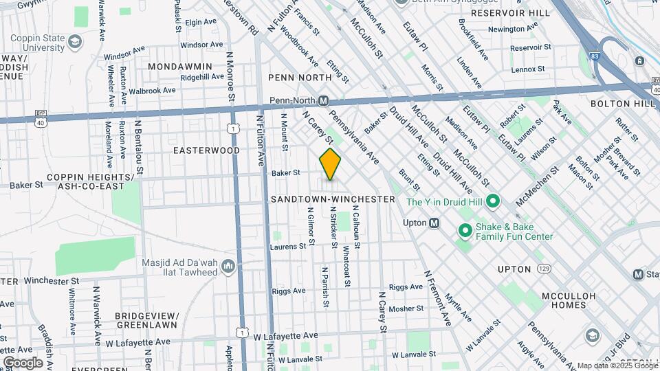 1516 N Stricker St Map and Location Details