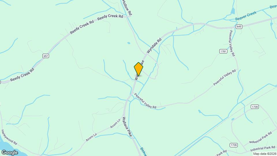 14682 Wallace Pike Map and Location Details