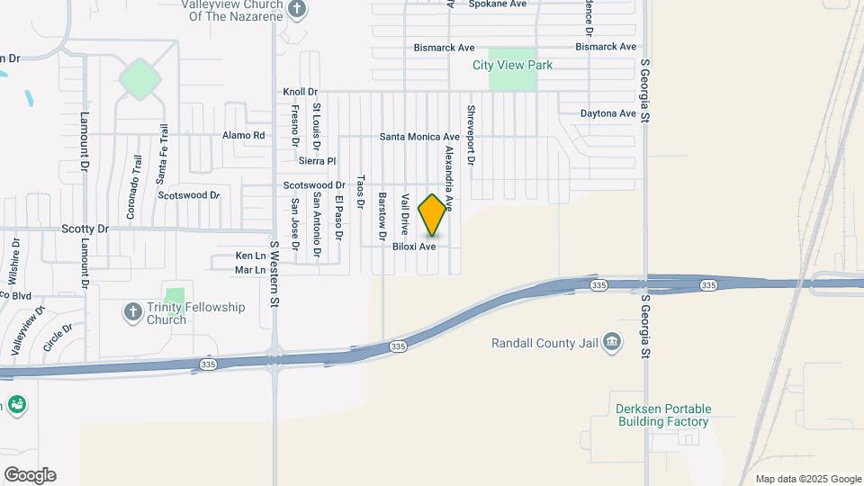 8411 Little Rock Drive Map and Location Details