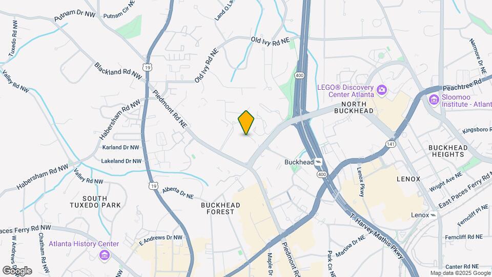 3651 Lenox Rd NE Map and Location Details