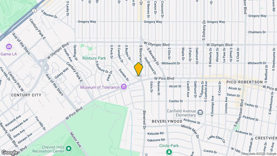 1278 S Camden Dr Map and Location Details
