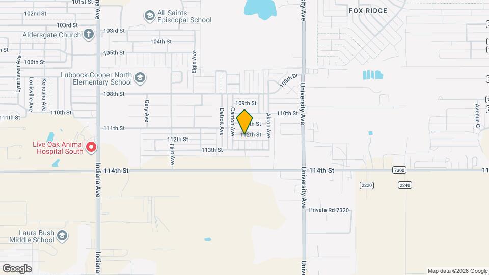 2623 112th St Map and Location Details