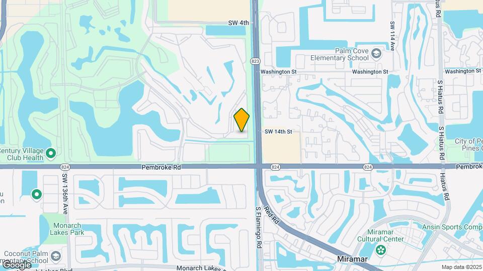 12501 SW 14th St Mapa y Detalles de la Ubicación