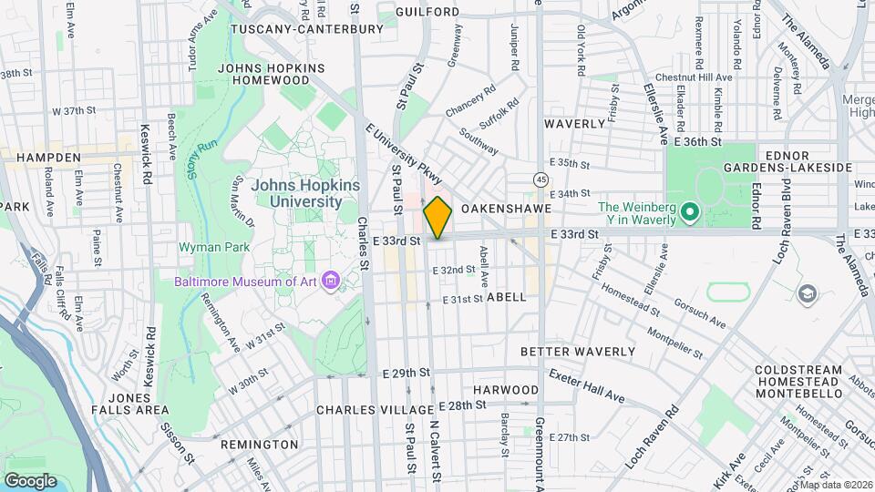 213 E 33rd St Map and Location Details