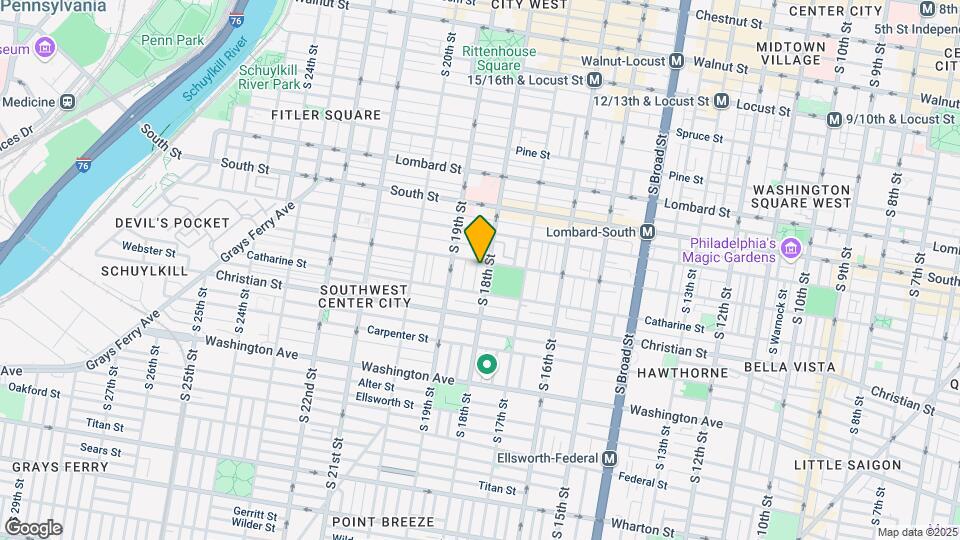 751 S Cleveland St Map and Location Details