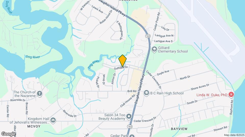 1719 Gulfdale Dr Map and Location Details