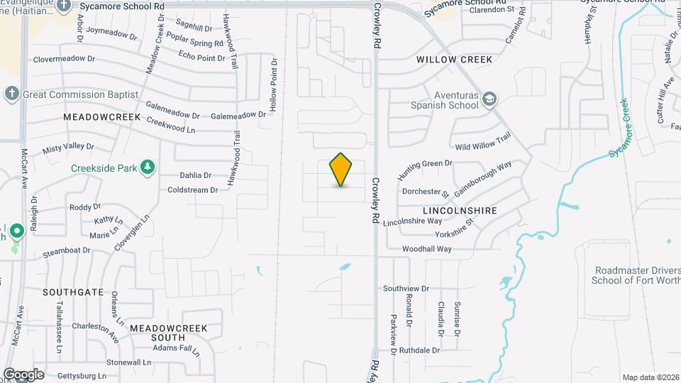 2033 Cattle Creek Rd Map and Location Details