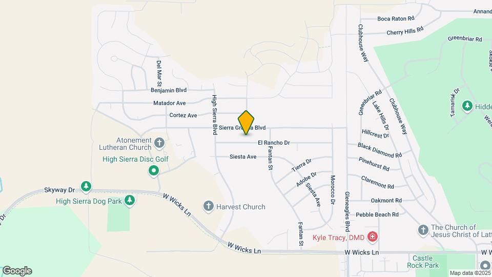 1079 El Rancho Dr Map and Location Details