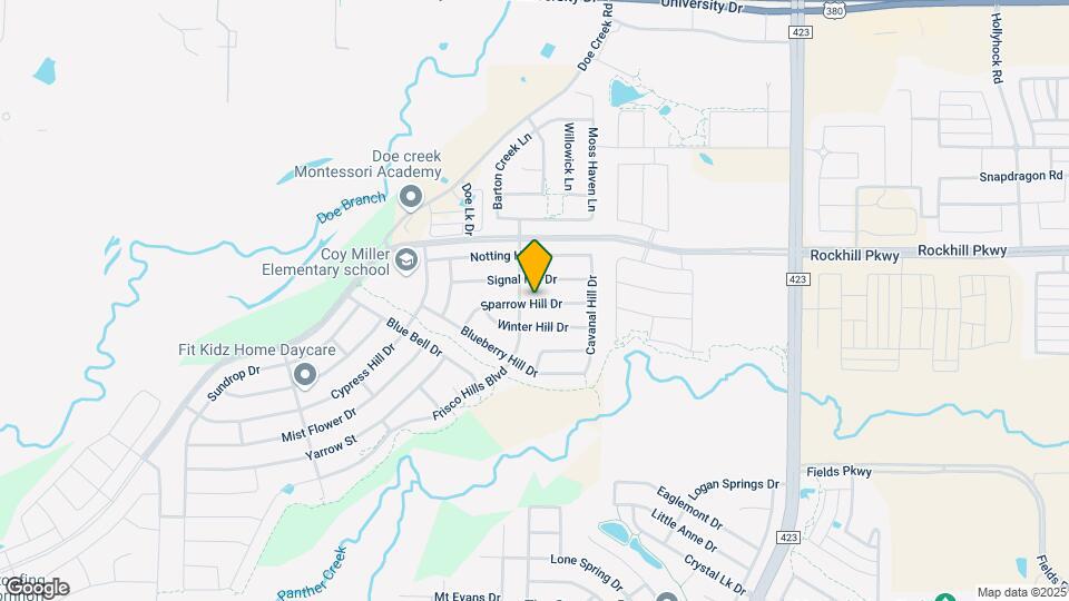14109 Sparrow Hill Dr Map and Location Details