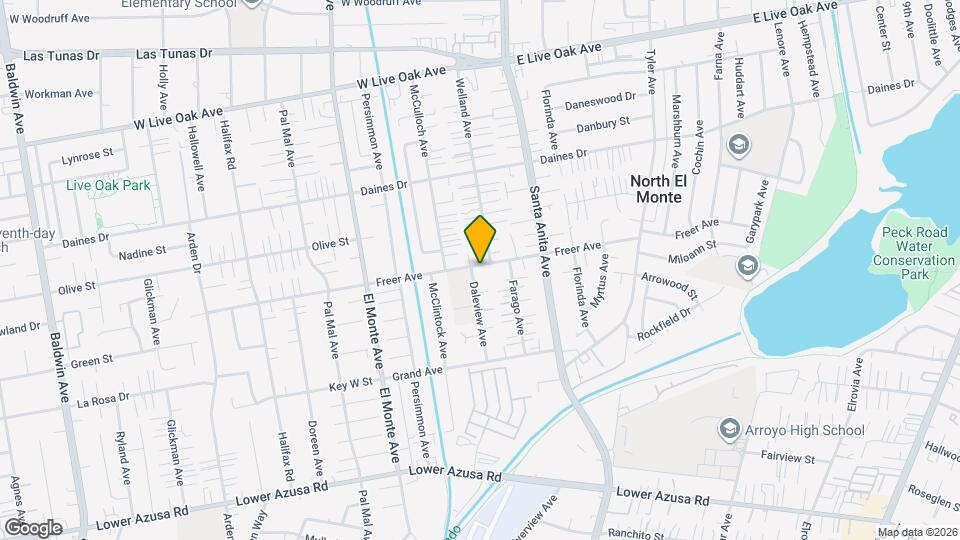 10860 Freer Ave Mapa y Detalles de la Ubicación