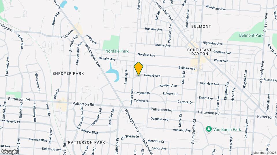 2801 Kenview Ave Map and Location Details