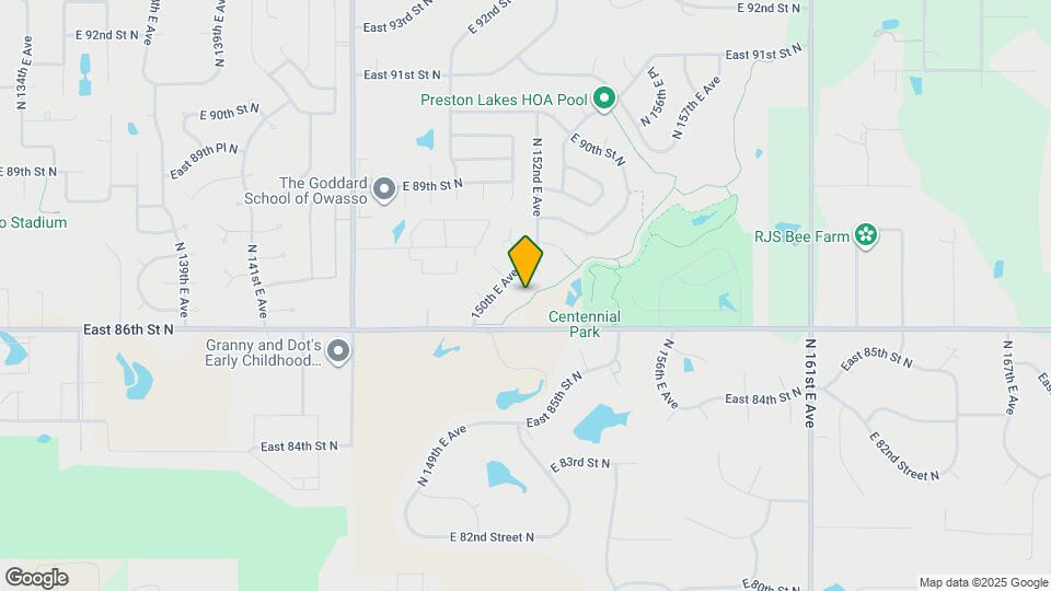 15006 E 87th Pl N Map and Location Details