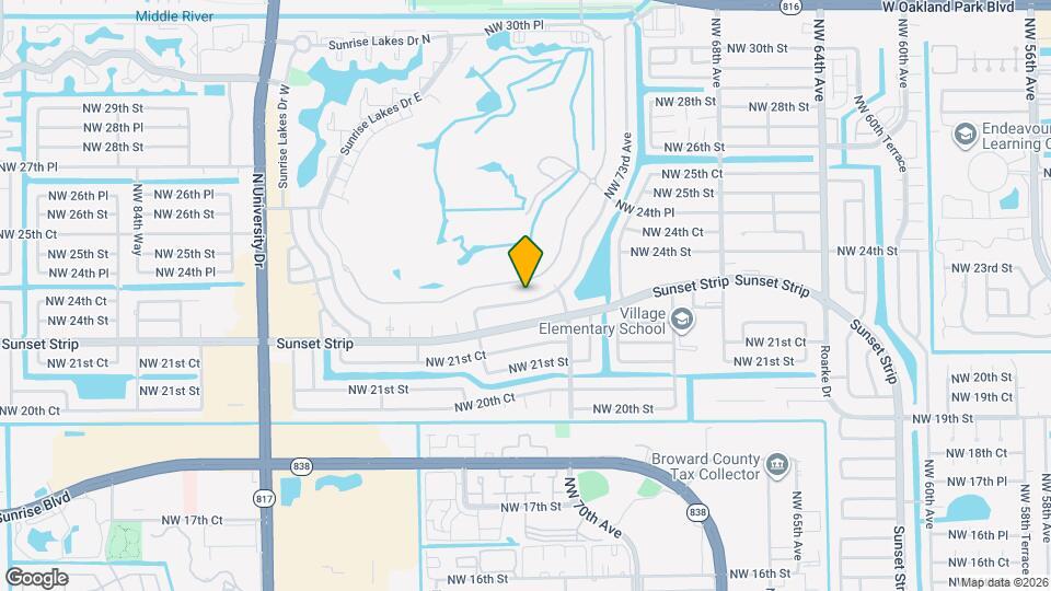 7461 NW 23rd St Map and Location Details