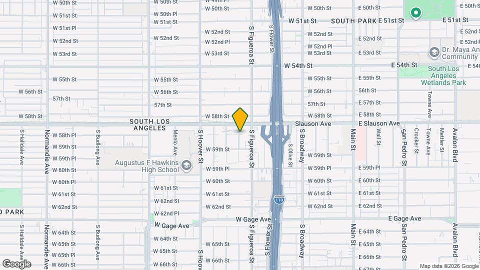 5844 Denver Ave Map and Location Details