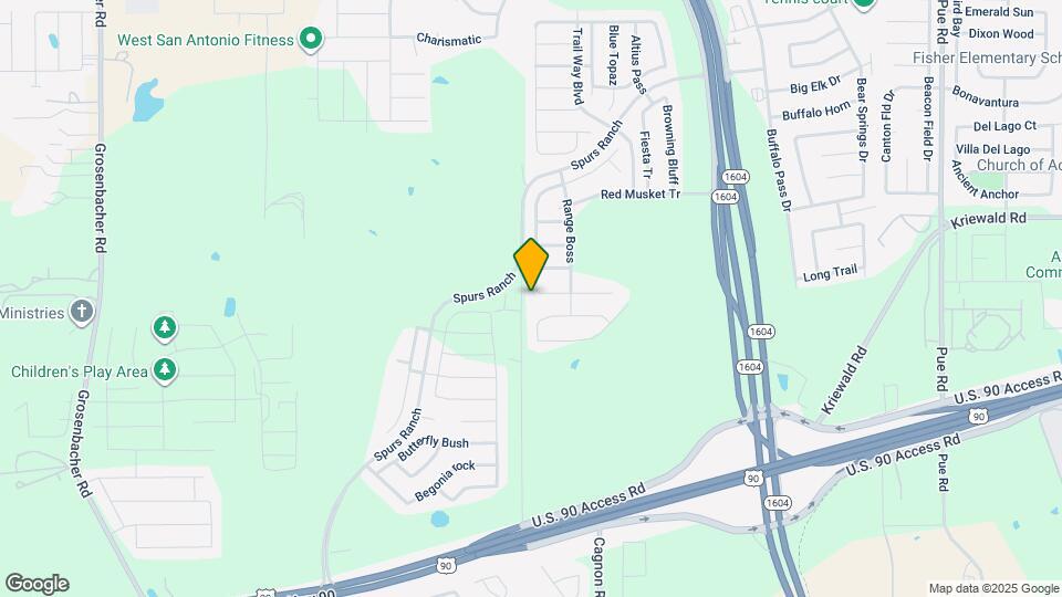 11227 Palomino Bluff Map and Location Details