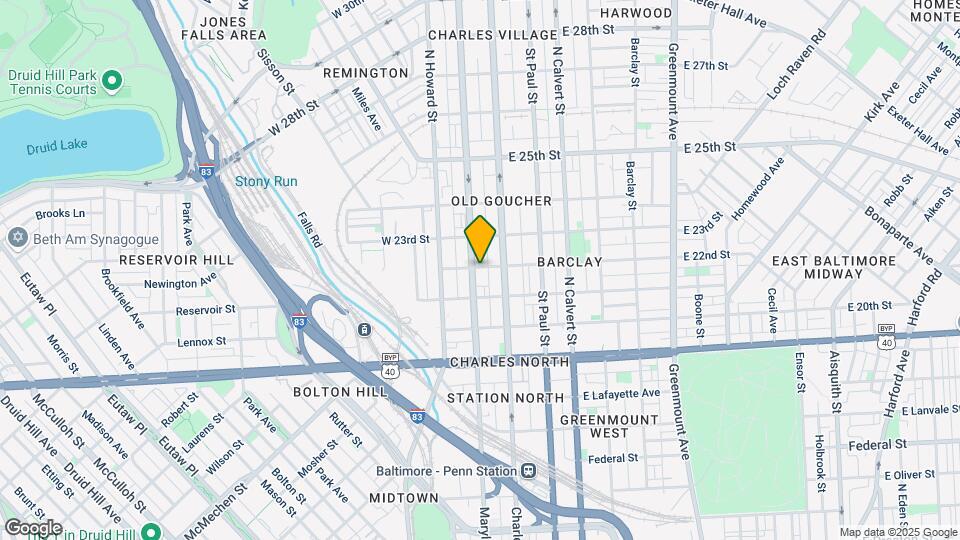 2131 Maryland Ave Map and Location Details