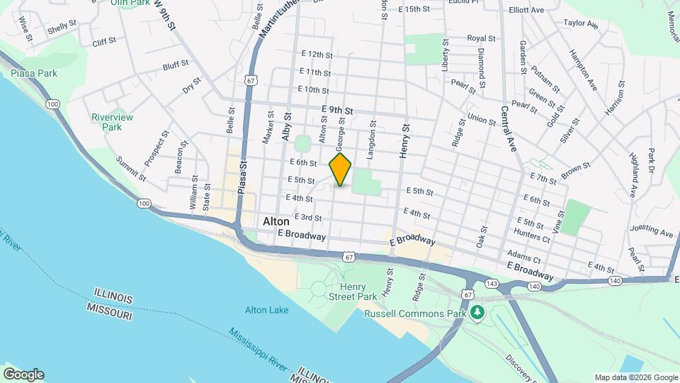 423 George St Map and Location Details