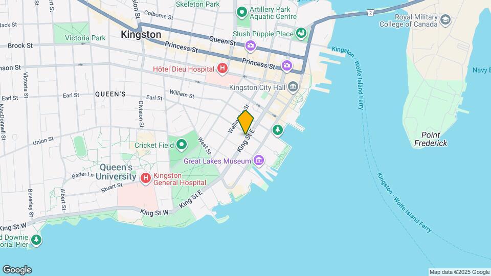 208 King St E Map and Location Details