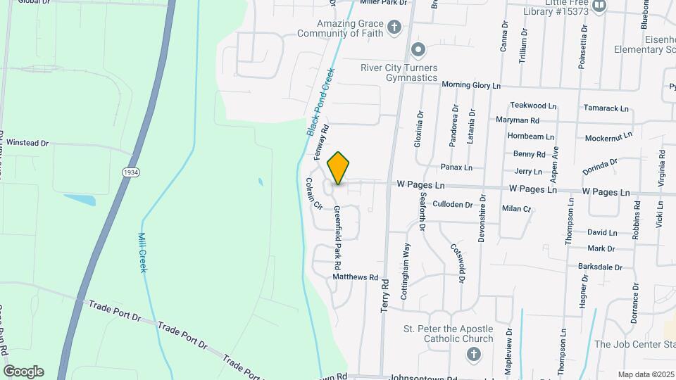 10111 Greenfield Woods Cir Map and Location Details