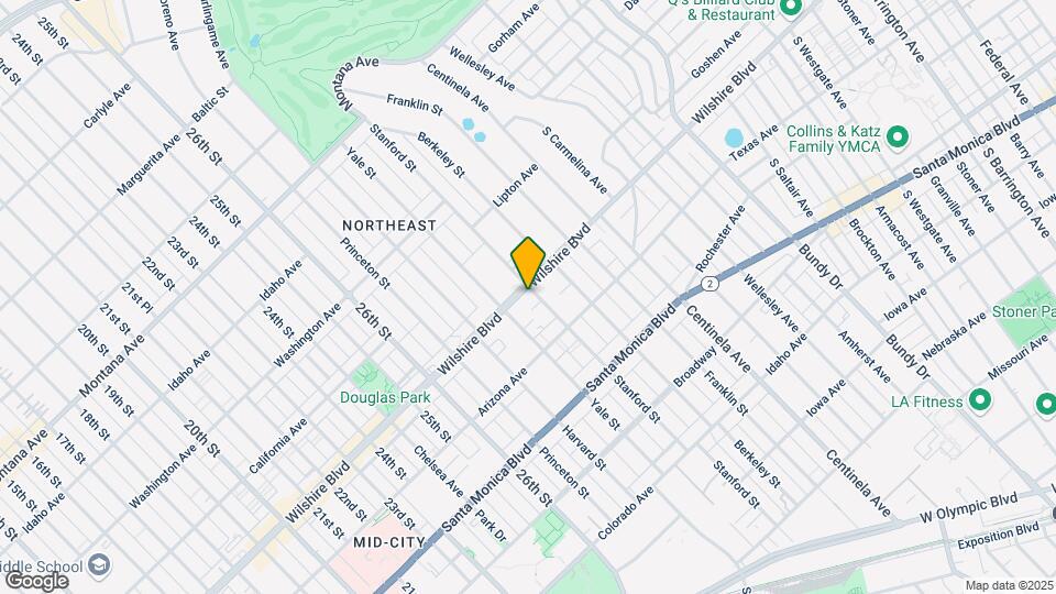 2920-36 Wilshire Blvd Map and Location Details