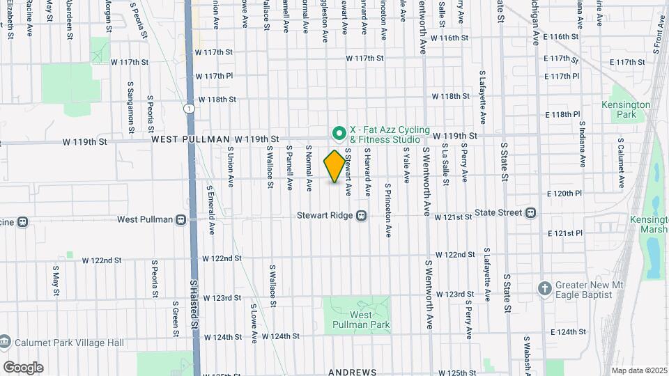 12013-12015 S Eggleston Ave Map and Location Details