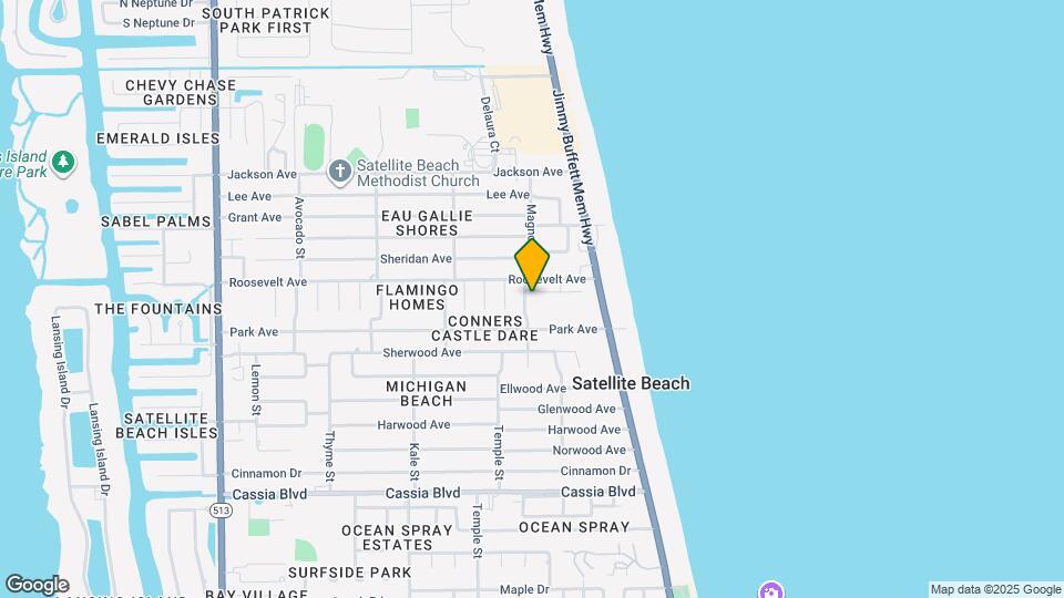 225 Magnolia St Map and Location Details