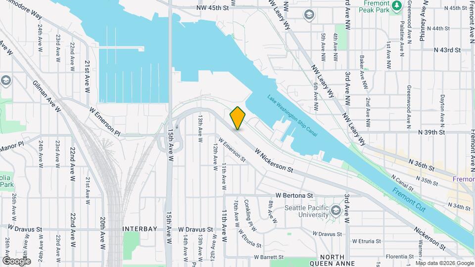 1018 W Nickerson St Map and Location Details