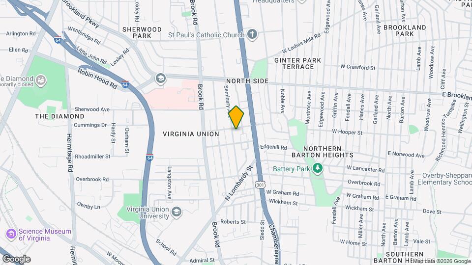 2711 Seminary Ave Map and Location Details