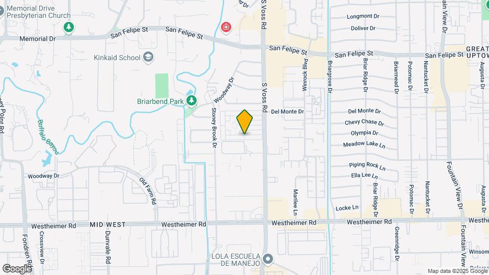 7603 Olympia Dr Map and Location Details