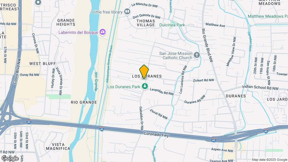 1713 Gabaldon Rd NW Map and Location Details