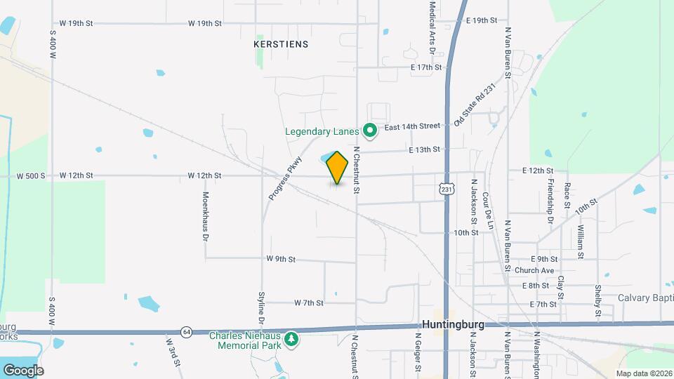 1105 Red Roof Dr Map and Location Details