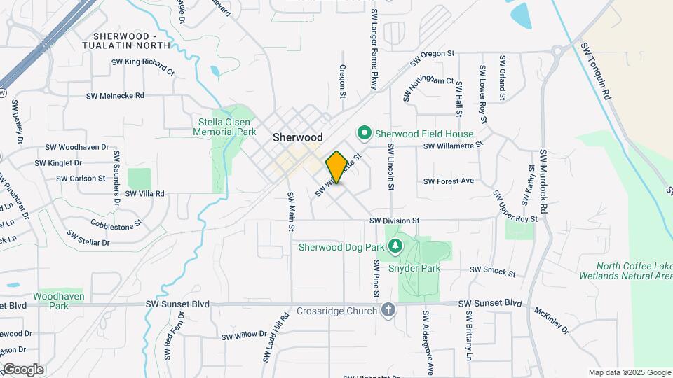 22923 SW Pine St Map and Location Details