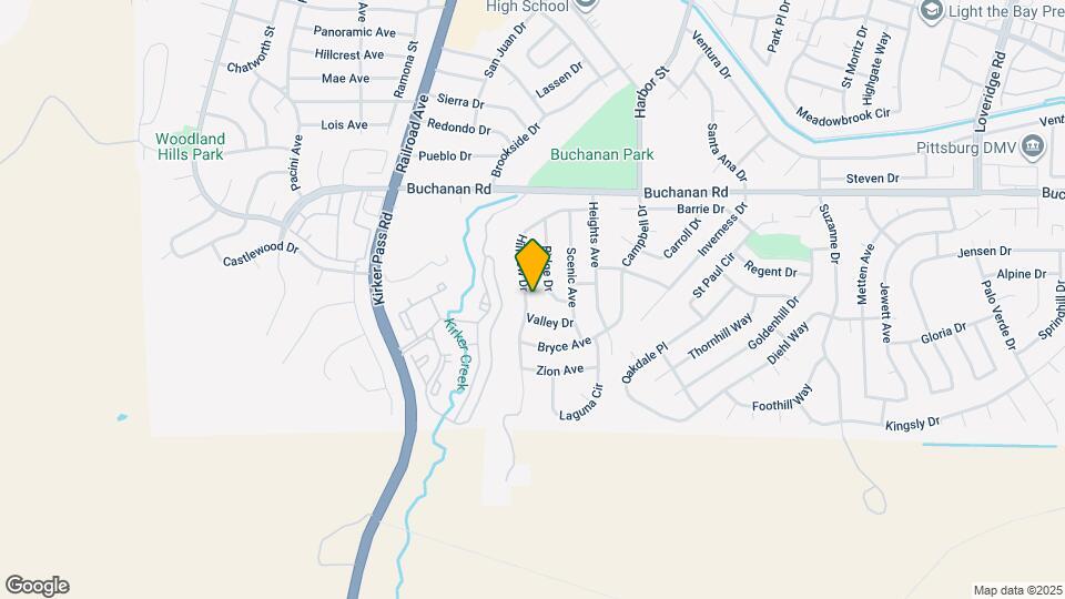 4301 Hillview Dr Map and Location Details