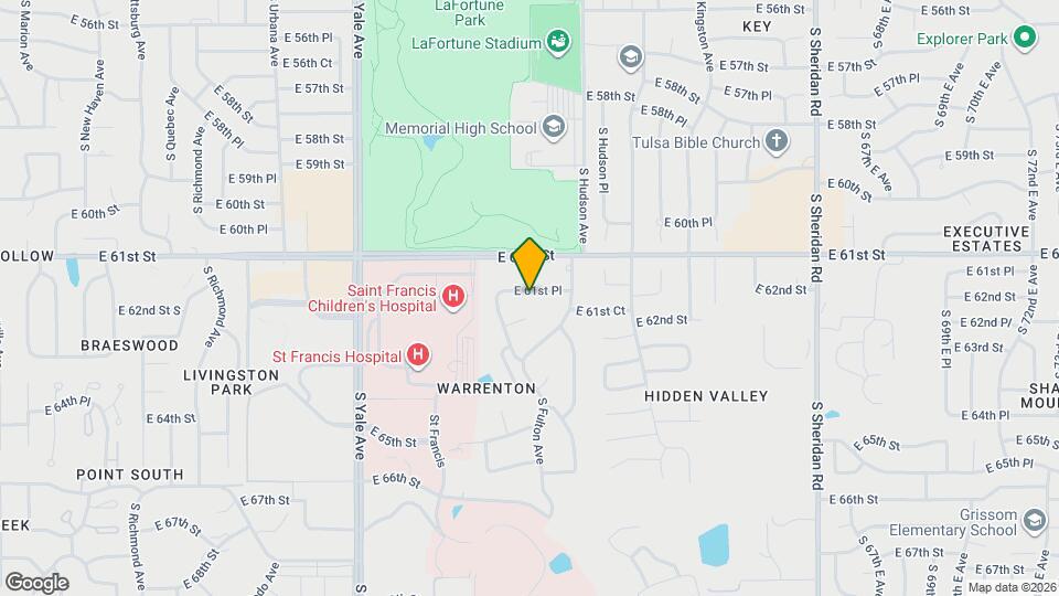 5532 E 61st Pl Map and Location Details