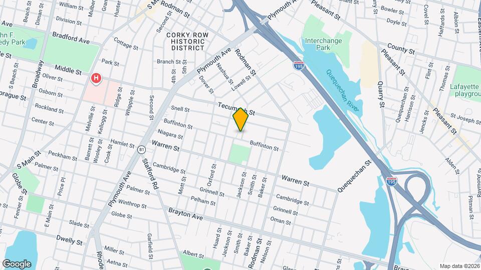 380 Buffinton St Map and Location Details