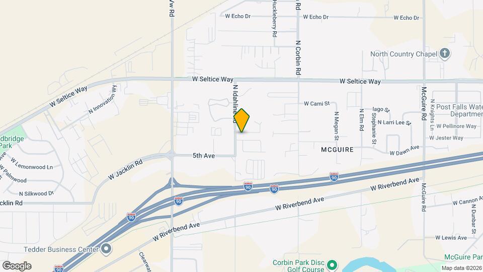 674 N Hydra Pl, Unit B Map and Location Details