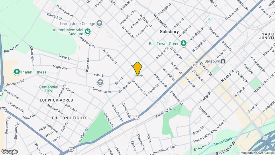 613 S Fulton St Map and Location Details