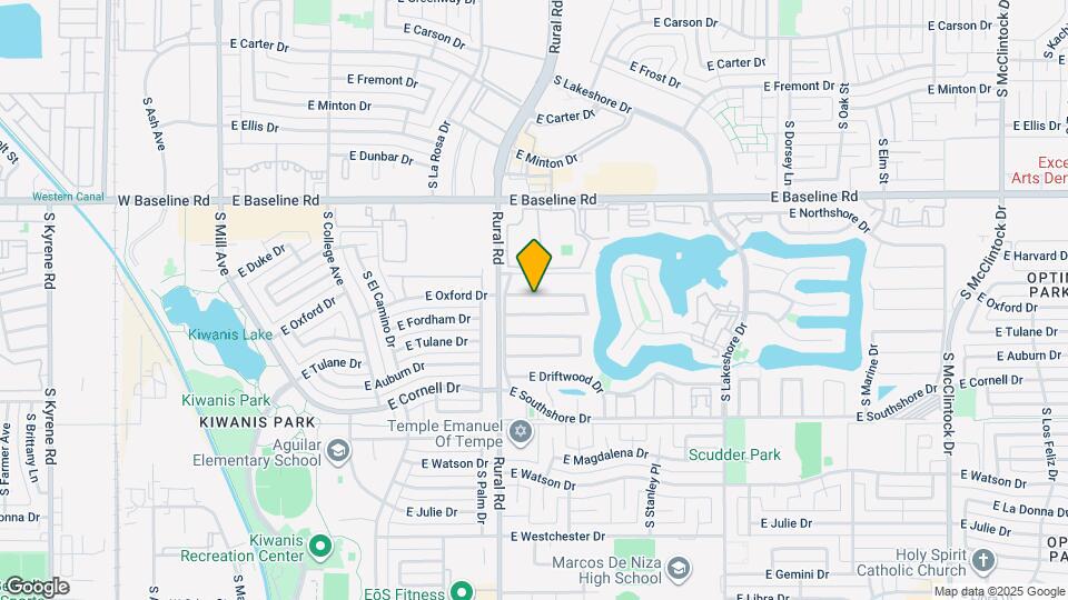 931 E Morningstar Ln Map and Location Details