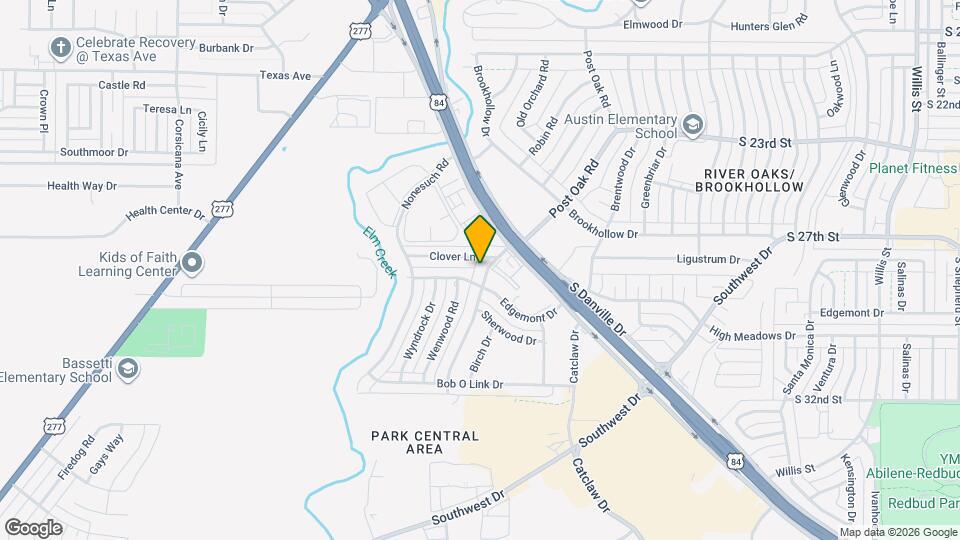 2818 Post Oak Rd Map and Location Details