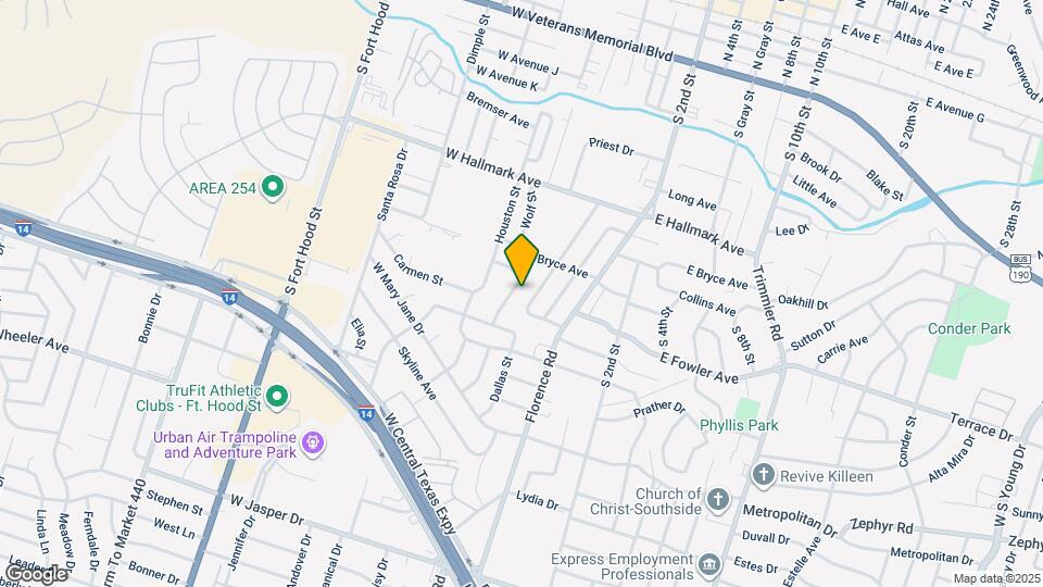 1006 San Antonio St Map and Location Details