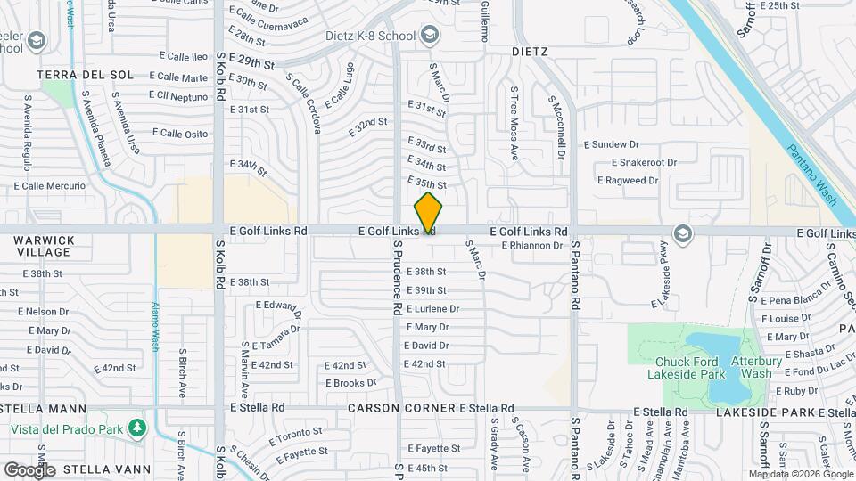 7579 E Rhiannon Dr Map and Location Details